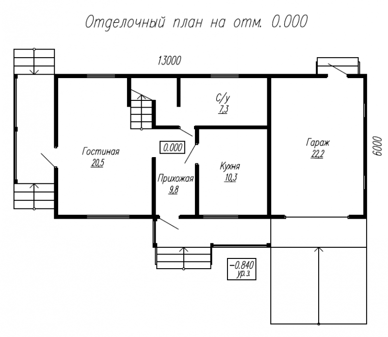 Двухэтажный жилой дом ДС-2