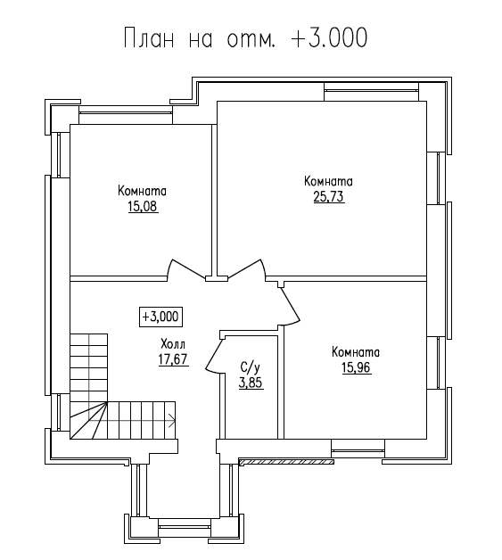 Двухэтажный жилой дом ДК-1