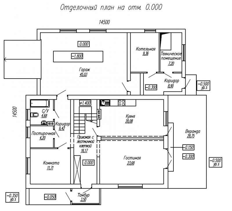 Двухэтажный жилой дом ДГ-5
